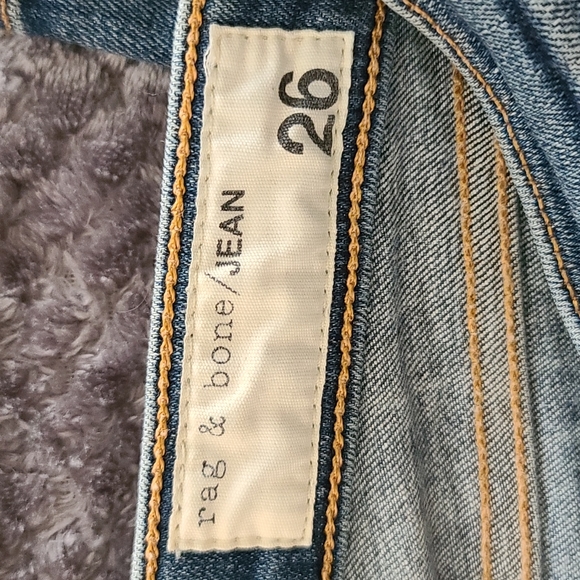 Rag & Bone Skinny Destructed Jeans - Picture 9 of 14